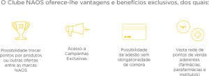 Clube Naos - Vantagens e benefícios